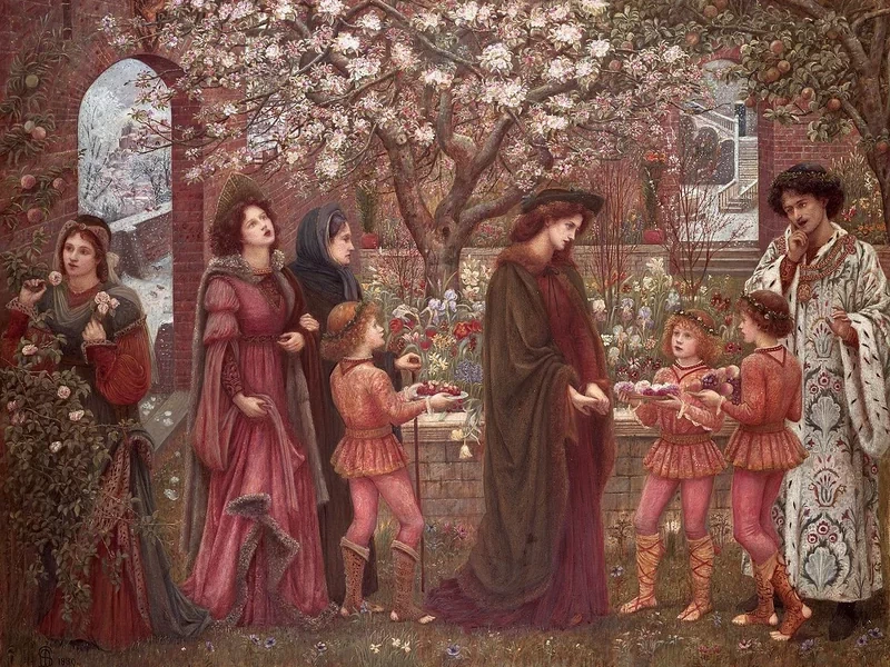 1844-Maria Eufrosyne Spartali - Il giardino incantato di Messer Ansaldo